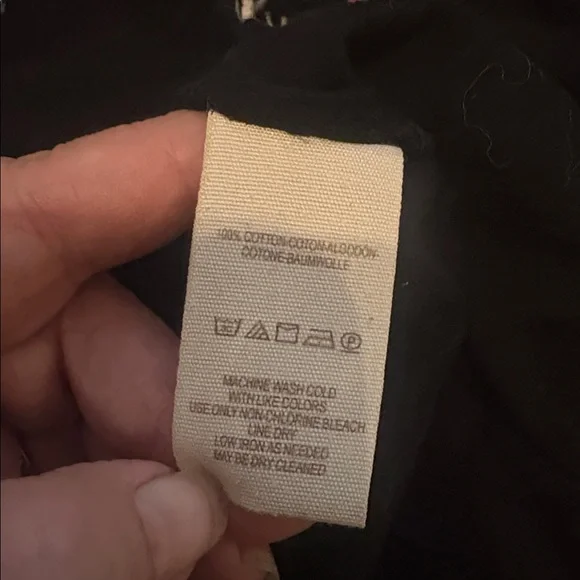 Free People Off Shoulder Black Embroidered Mini Dress Tunic M - Picture 9 of 9